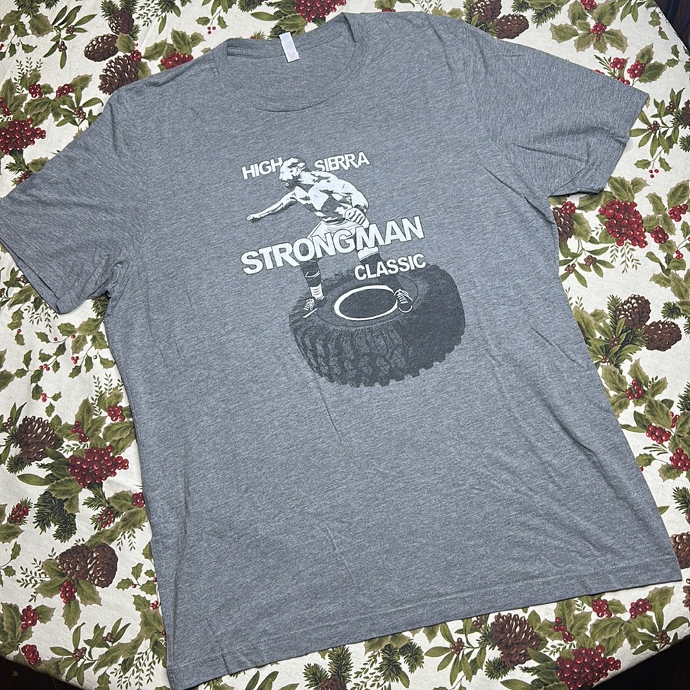 Strongman Corporation High Sierra StrongMan Classic graphic tee Grey XL